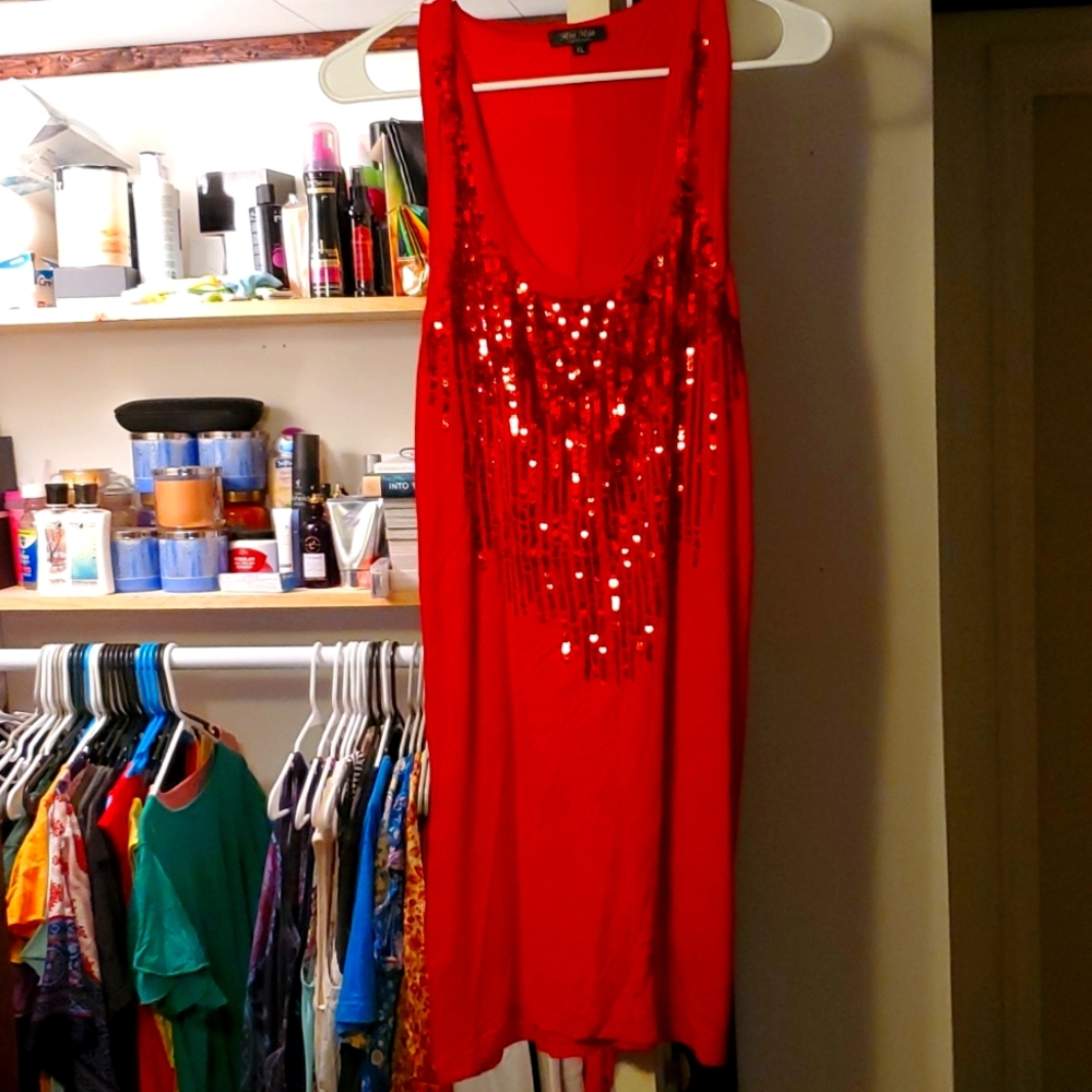 New, Never Worn Miss Mia Sequined Tank